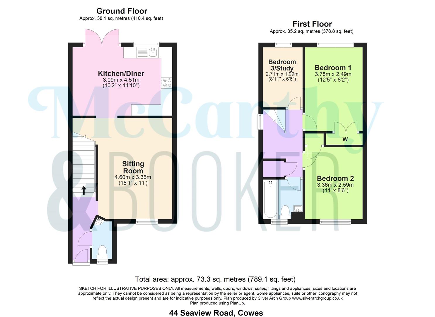 VERY WELL PRESENTED - Seaview Road, Cowes floorplan